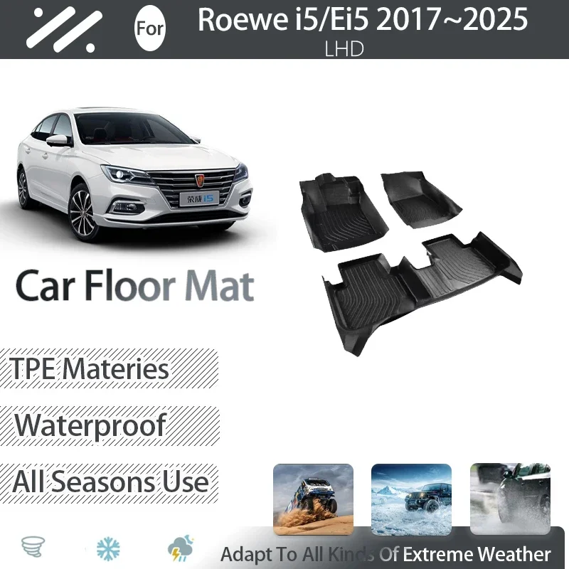 

Car TPE Floor Mats For Roewe i5 Ei5 MG5 EV MG EP ES AP31 EP22 2017~2025 Dirt-resistant Pads Foot Carpets Covers Auto Accessories