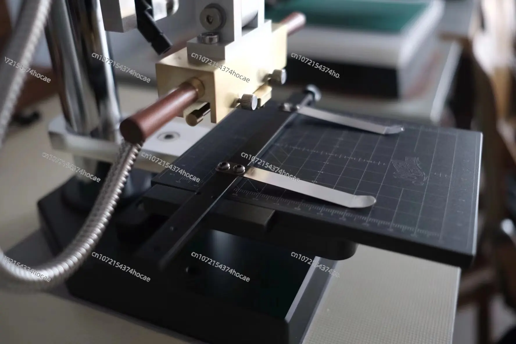 4th Gen Upgraded Shenji Hot Foil Machine, High-Precision Leather Stamping Tool, Custom Engraved Copper Die