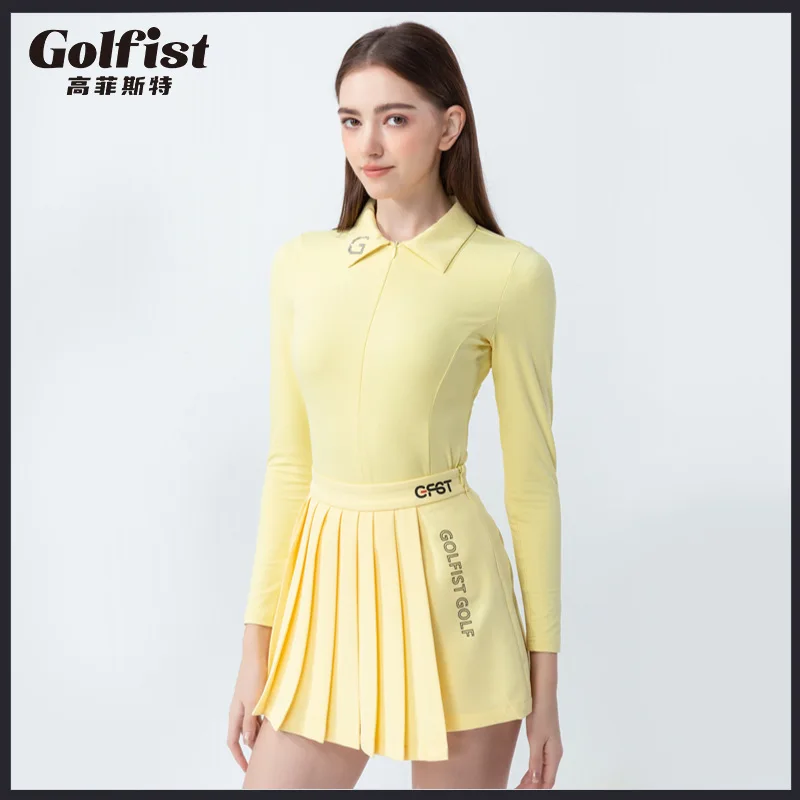 Spring Summer Golf Women's Shorts Skirts Pleated Skirts High Quality Golf Clothing   High Waisted Shorts Free Shipping