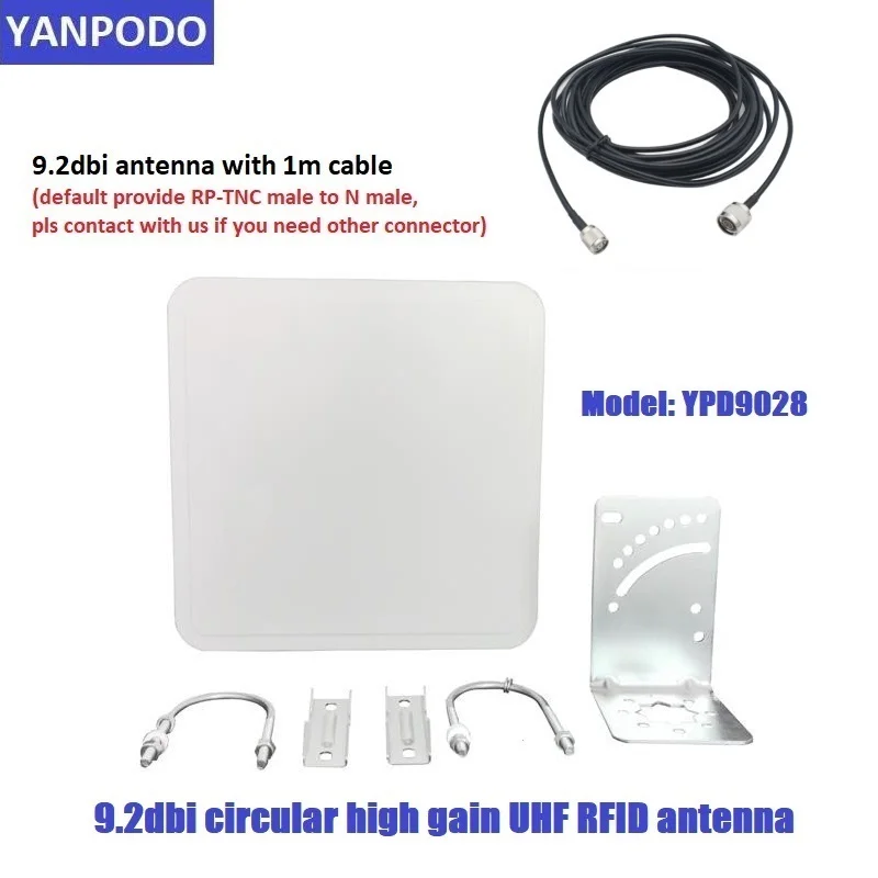 Imagem -05 - Yanpodo Leitor Fixo Rfid Uhf de Longo Alcance Chip 135m Iminj R2000 E710 Alto Desempenho Sdk Livre Armazém Rastreamento