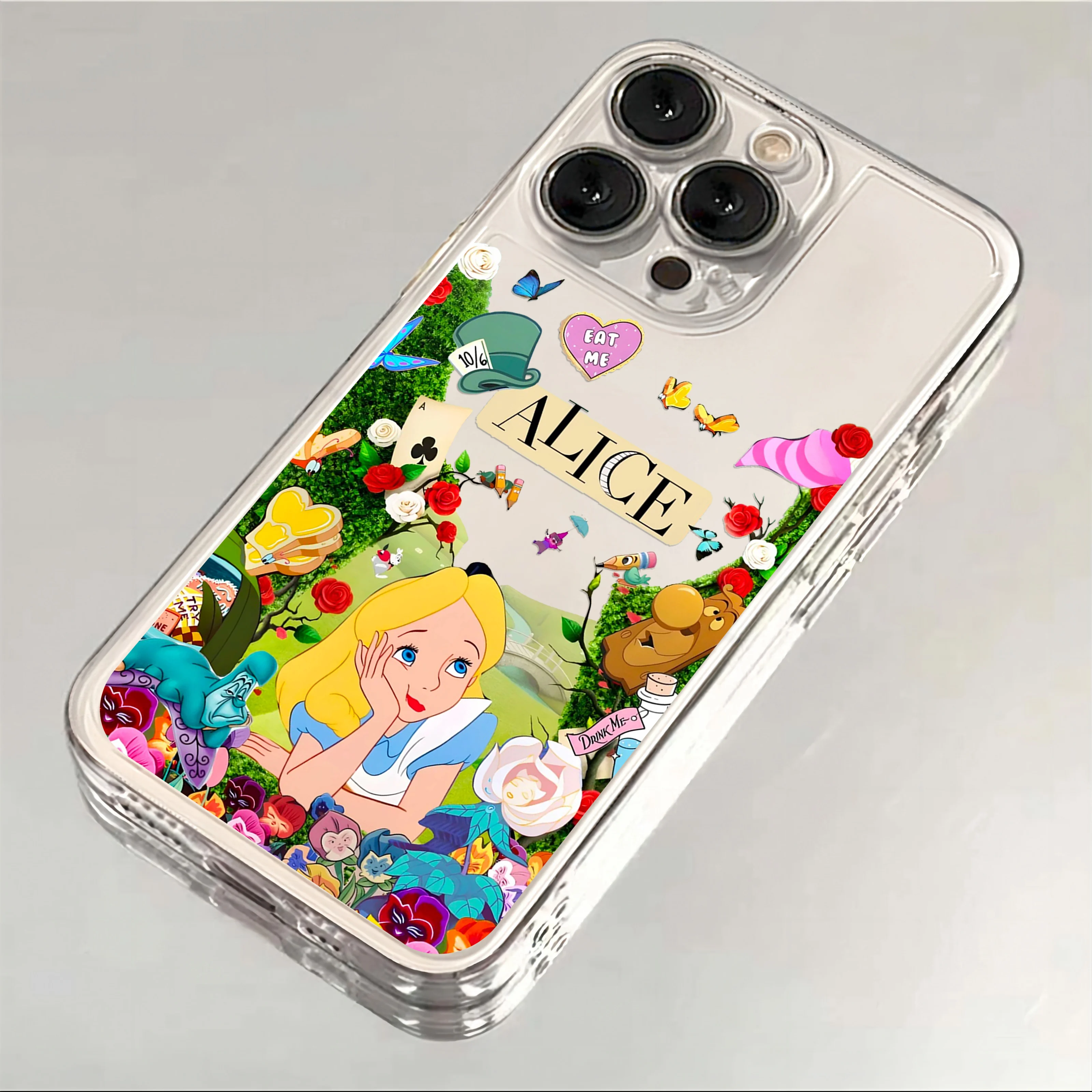 Alice in Wonderlands Phone Case For Samsung A16 A06 A55 A35 A25 A15 A05 A54 A34 A24 A14 A04 A13 A53 A33 Clear TPU Back Cover