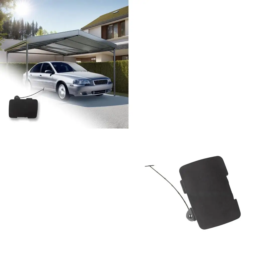 

Front Bumper ABS Tow Hook Eye Lid Cover Easy To Install For S80 Owners 9178485