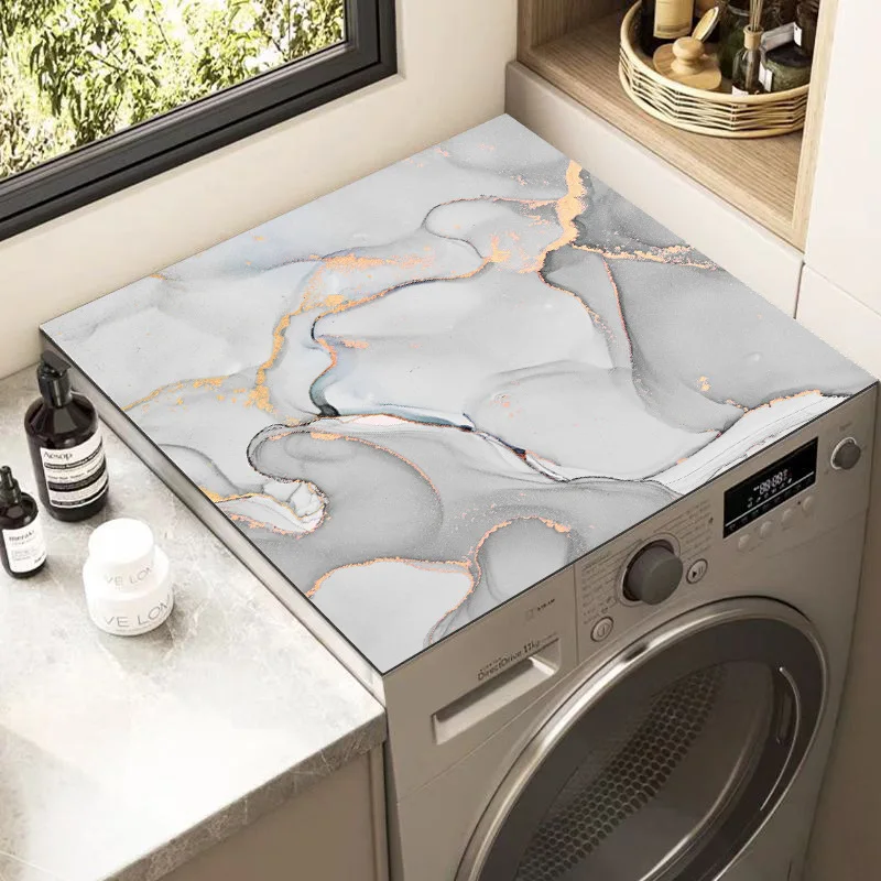 Diatom mud drum washing machine cover pad, water absorption, sun protection and dust cover