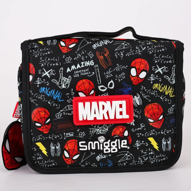 Genuine Australian Smiggle Spider-Man Student Supplies Set Large Capacity Backpack Student Schoolbag Pencil Case Water Cup