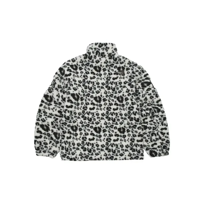 THE NORTH FACE Logo Leopard Print Fleece Cotton Unisex Jacket Warm Windproof for Outdoor Sports
