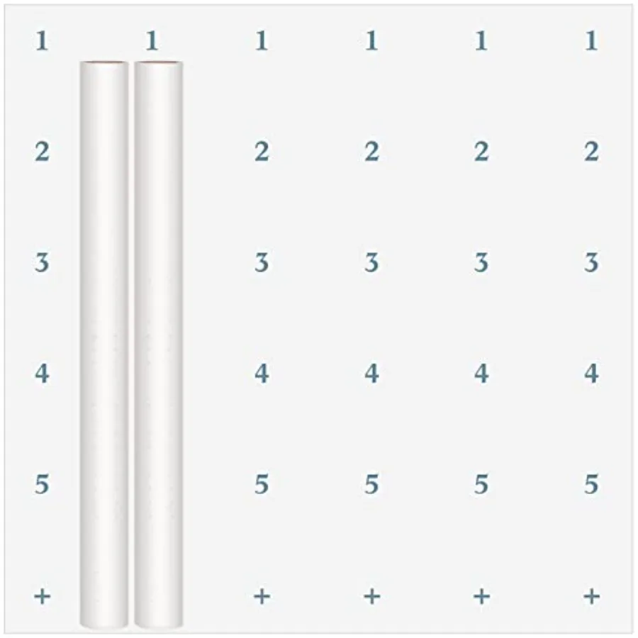 

Fuutreo 2 Rolls Dotted Pattern Paper for Sewing 45" x 10 Yards Each Alpha Numeric Tracing Paper for Sewing Pattern Drafting and