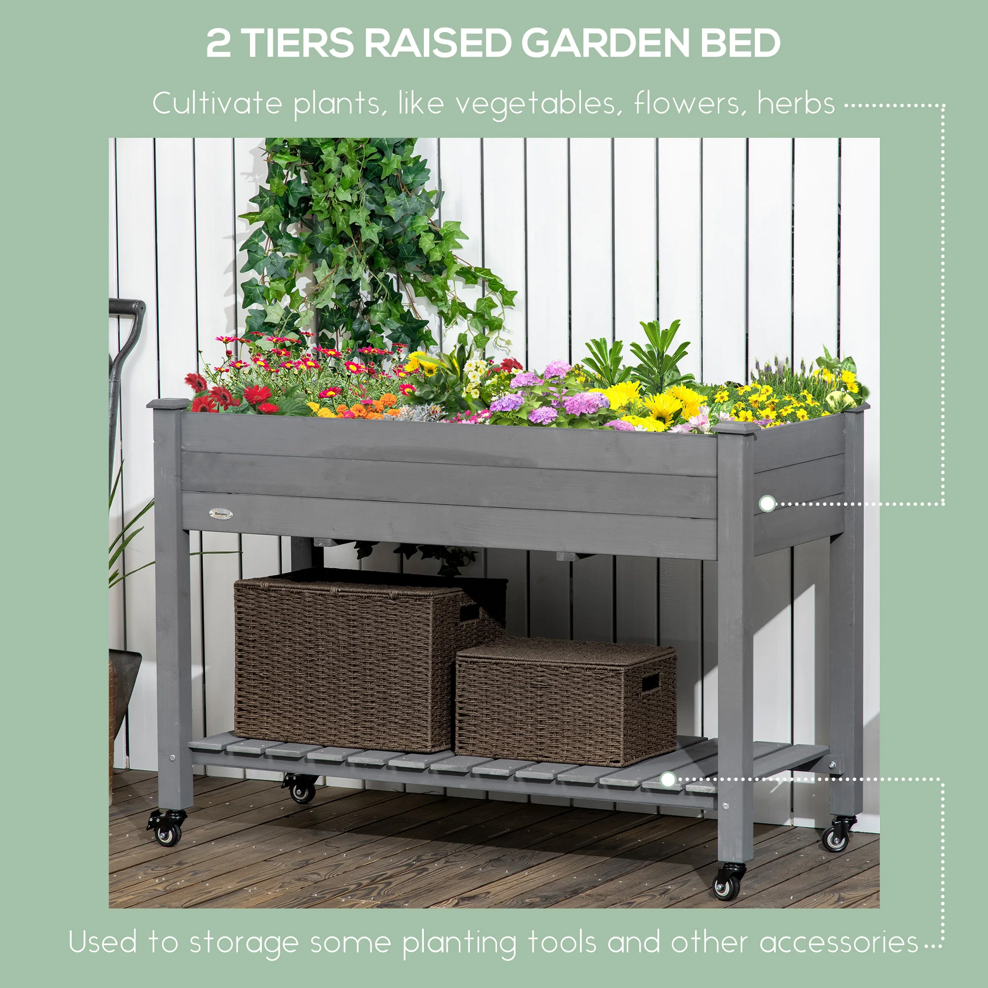 Уличная/внутренняя приподнятая – обзор и цена Raised Garden Bed