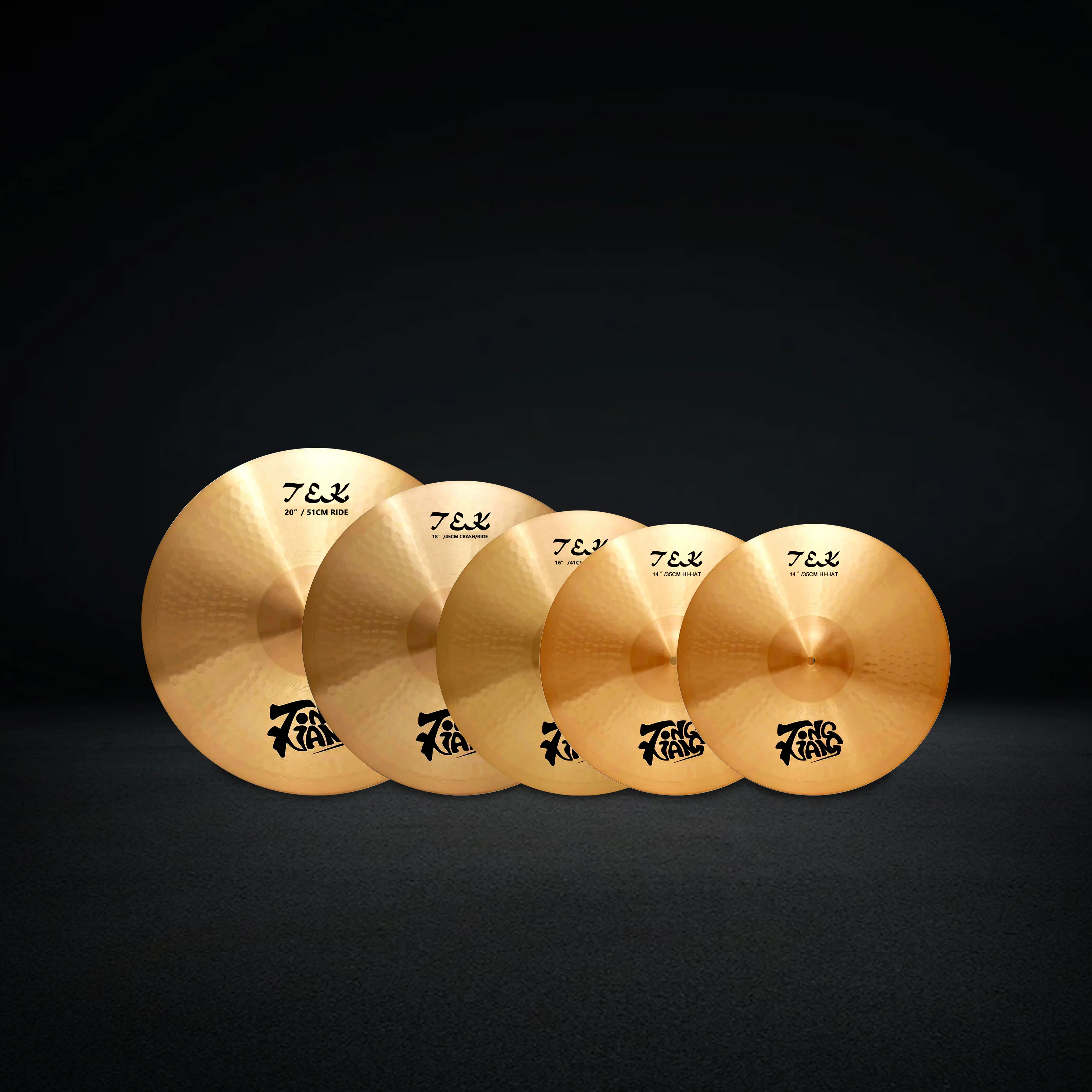 B10 TEK Series 5pcs Cymbal Set 14