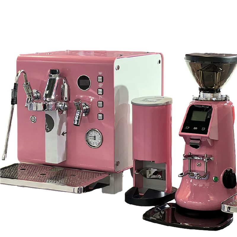 Coffee Machine Professional Pink Semi-Auto Espresso Coffee Machine for Commercial