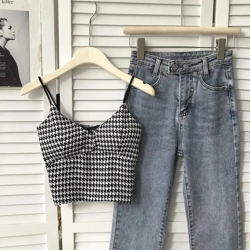 Crop Top Women Sexy Wireless Push Up Padded Tank Top Slim Was Thin Sports Summer Camisole New