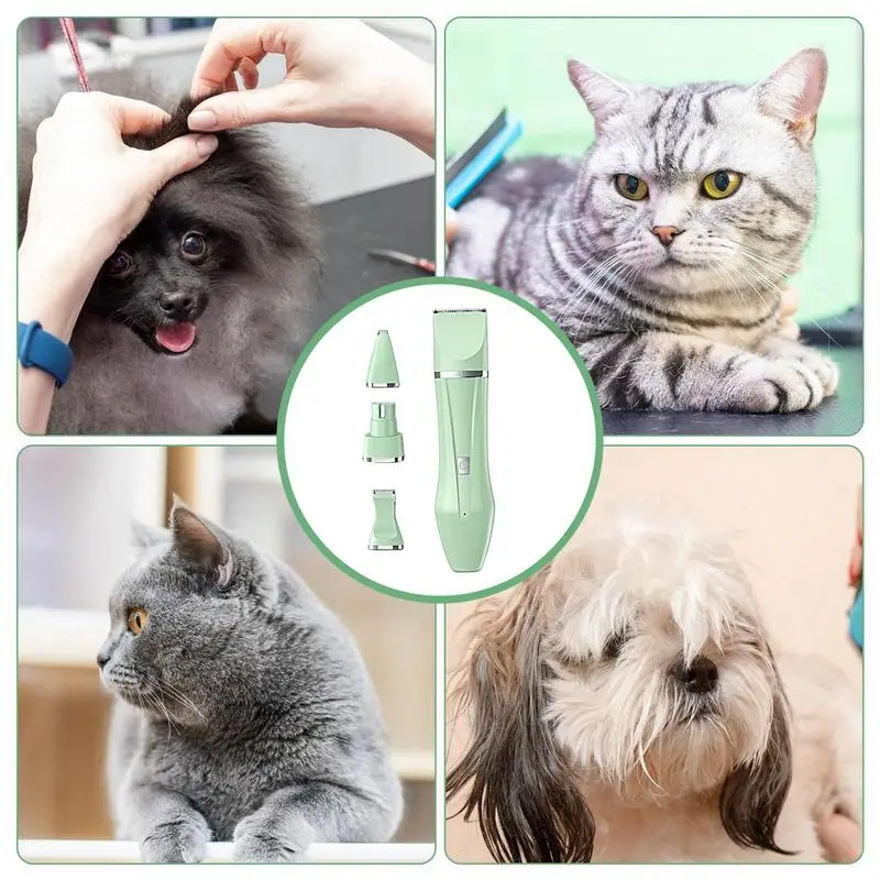 Electric Hair Clippers For Dogs Cats 4 In 1 Pet Foot Shaving Electric Clippers Pet Foot Shaving Dog Shaver Clippers Cat Shaving