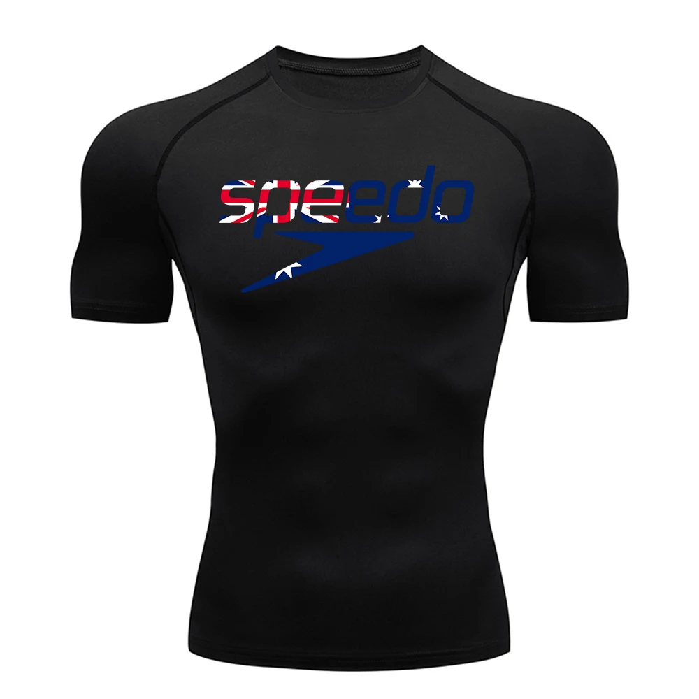 Men Rash Guard Surfing Diving Tee Swimwear Tight short Sleeve T Shirt Swim Floatsuit Top UV Swimming RashGuard Prevent Jellyfish