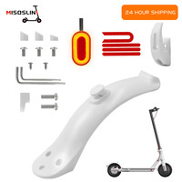 Brand New Splash Mudguard Short Ducktail Set E-Scooter Rear Fender Back Wing Taillight Screw Rubber Stopper For Xiaomi M365/Pro