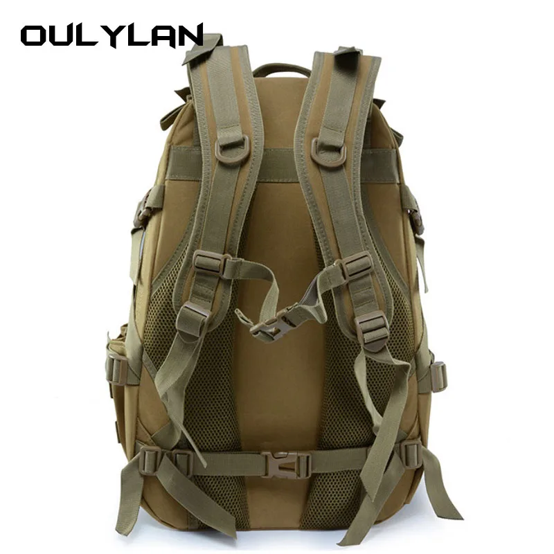 OULYLAN Hiking Waterproof Tactical backpack man Cycling Camping Travel Bag 3P Molle Assault Rucksack Outdoor Climbing Bags