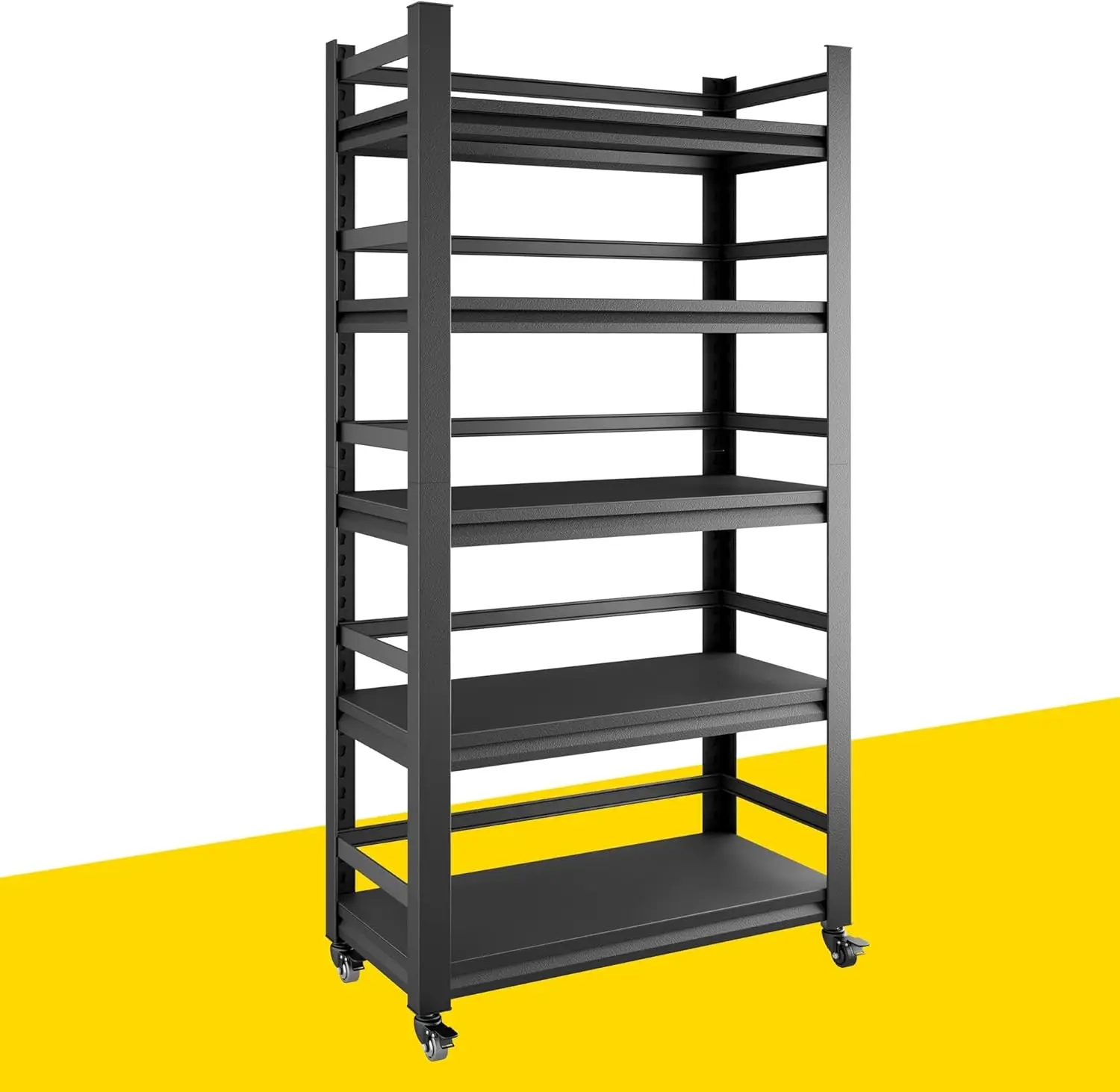 

72" H|48" W All-Metal Garage Shelving Unit and Storage-Easy Assembly Shelves 5-Tier Rack|Heavy-Duty Adjustable Shelf|Steel Water