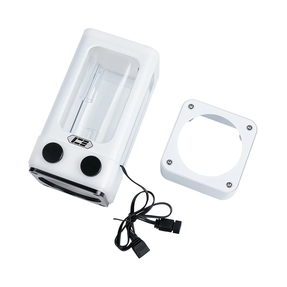 IceManCooler DX5 120 White ARGB Reservoir D5 مضخة علوية، خزان مياه مع دعامة، + 5 فولت 3PIN يدعم اللوحة الأم AURA