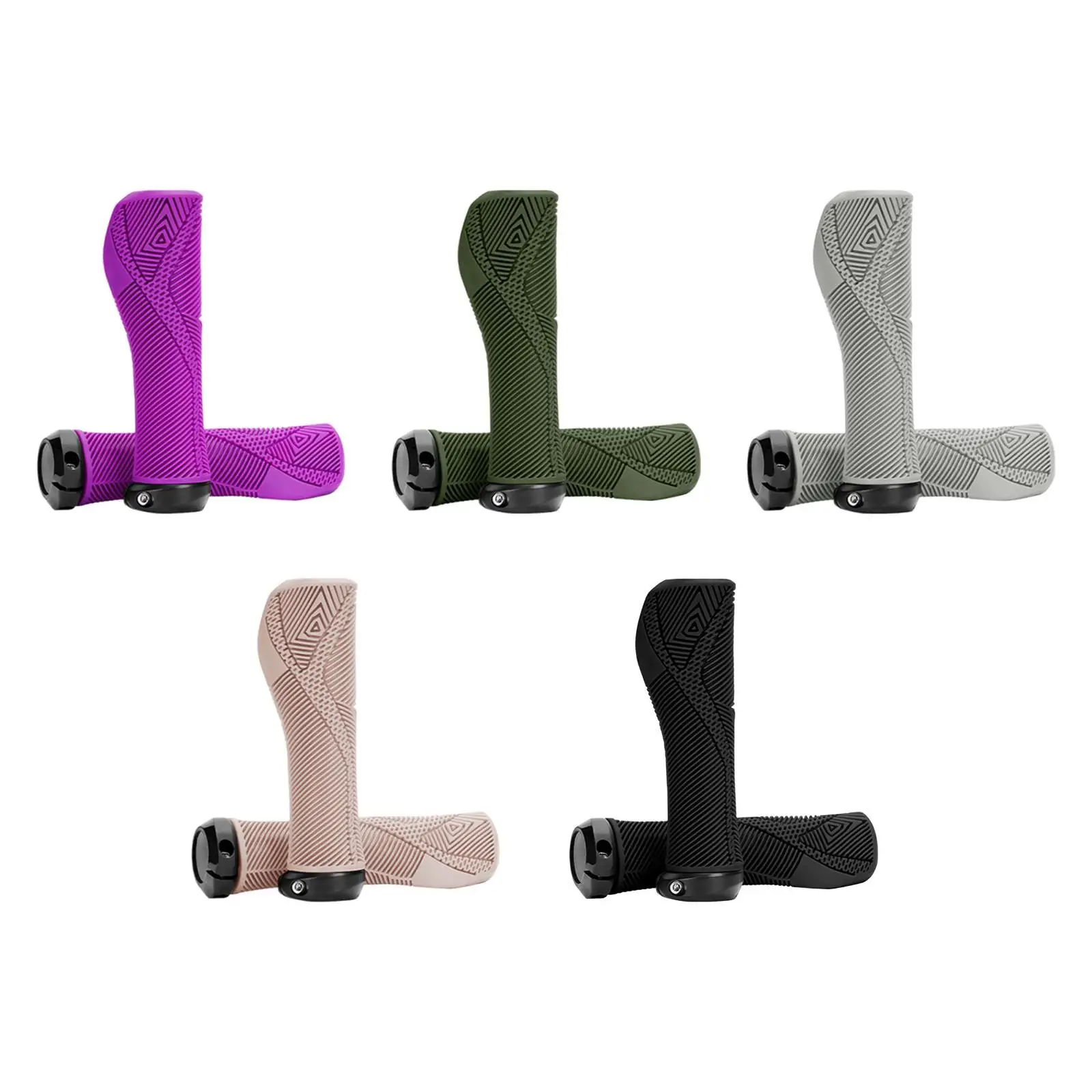 

2-Piece Handlebar Grips, Portable, Non-Slip, Ergonomic, Lightweight Handlebar Grips, Cycling Accessories