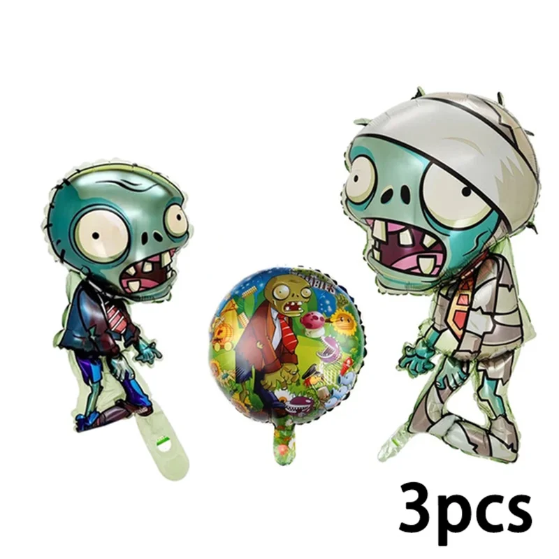 Games Balloon Plants Vs. Zombies Theme Party Decoration Supplies Package Latex Aluminum Film Balloon Children\'s Classic Toys