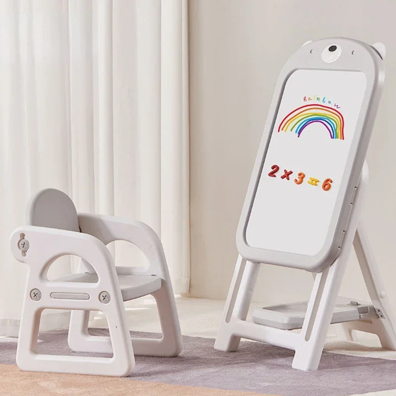 Furniture For Children Dust-free Children's Table Magnetic Stand Play Table For Kids Lifting Adjustment Writing Desk Triangle