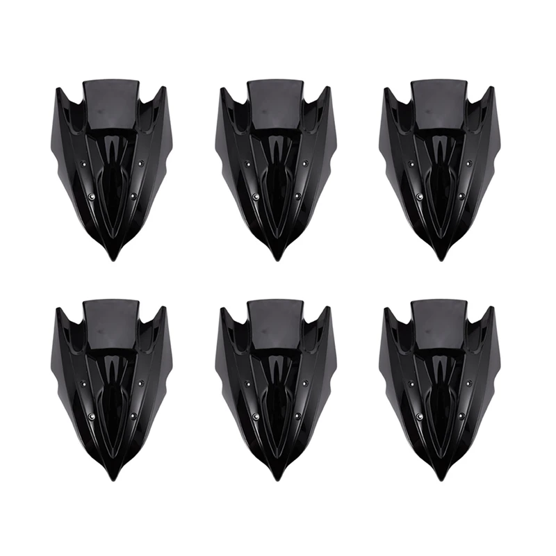 6X Windshield For Kawasaki Z250 Z300 Z 250 300 2013 2014 2013-2015 Double Bubble Windscreen Wind Deflectors Motorcycle