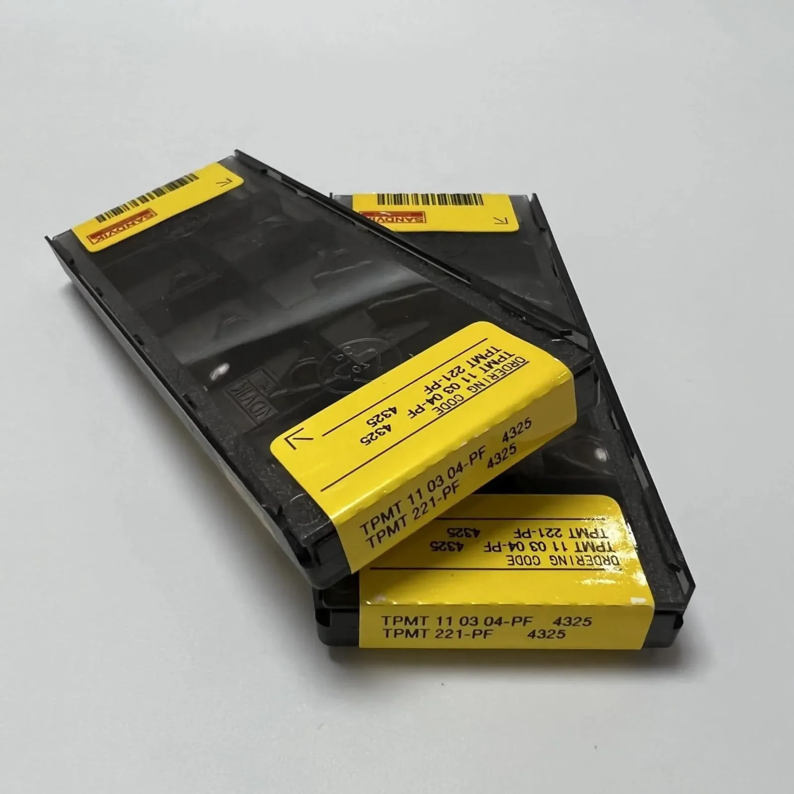 

Original SANDVIK / TPMT110304-PF 4325 / Hard alloy CNC Blade 10 Pcs