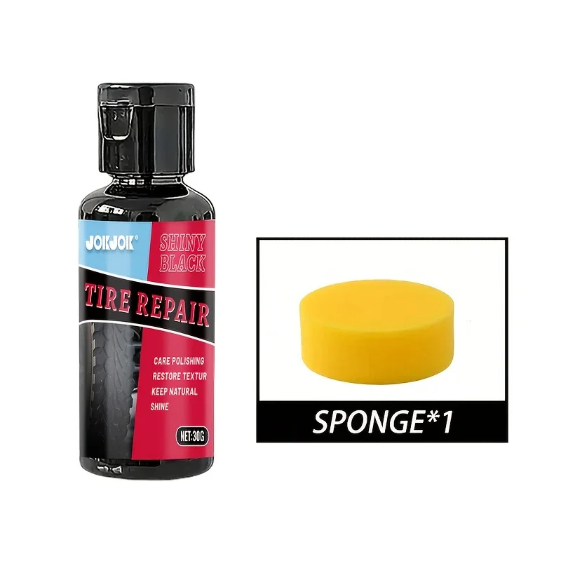 شمع إصلاح إطارات السيارة متعدد الوظائف، إصلاح المطاط وإصلاح الخدوش، طلاء لامع يدوم طويلاً، إصلاح البهتان #6