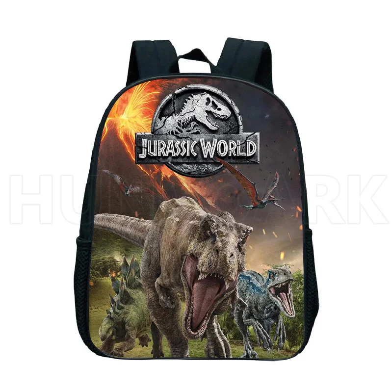 3D Animals 12inch World Park Schoolbag Jurassic Dinosaur Backpack knapsack Toys Gift For Children Travel BookBags