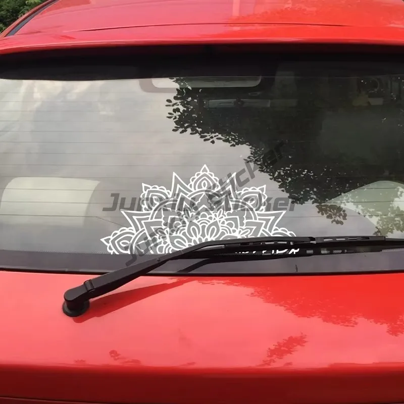 Personality Car Sticker Design Mandala Vinyl Sticker Car Motorcycle Bumper Body Rear Window Decorative Sticker view 2