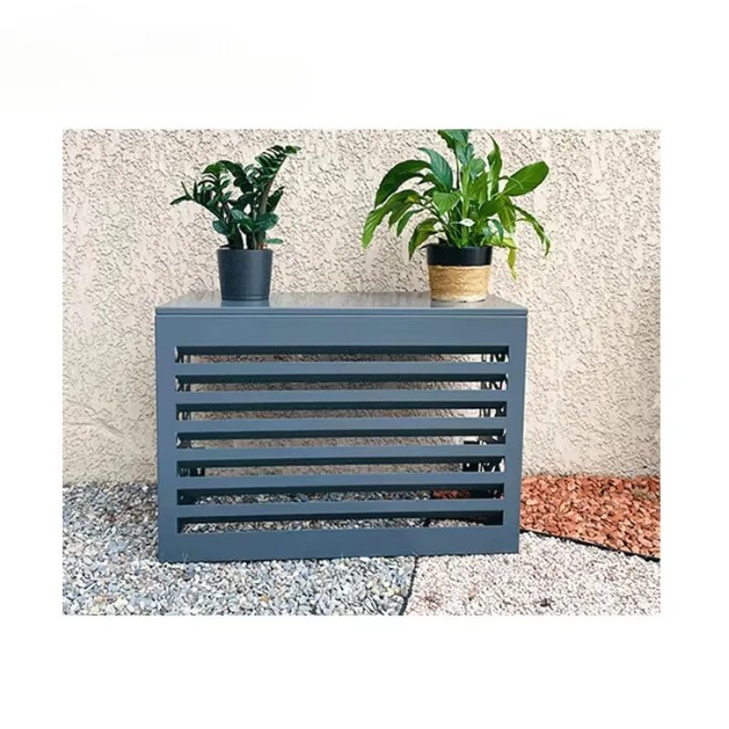 Newly Design Laser Cut Aluminium Heat Pump Cover  Outside air Conditioner Cover Ventilation Grille view 5