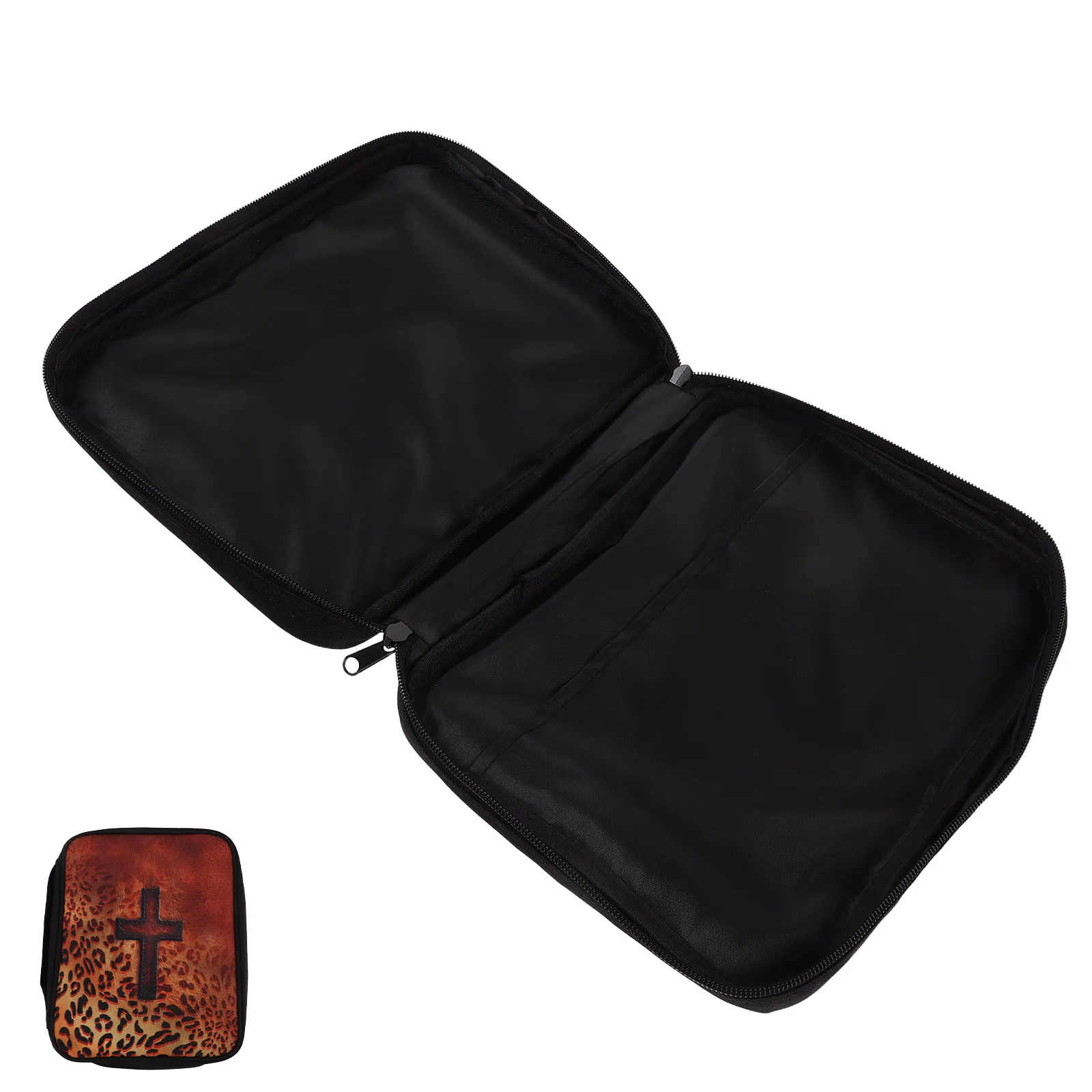 Church Collection Bag Padded Holy Water Bottle Holder Chalice Carrying Case Baptism Kit Religious Organizer Case Portable