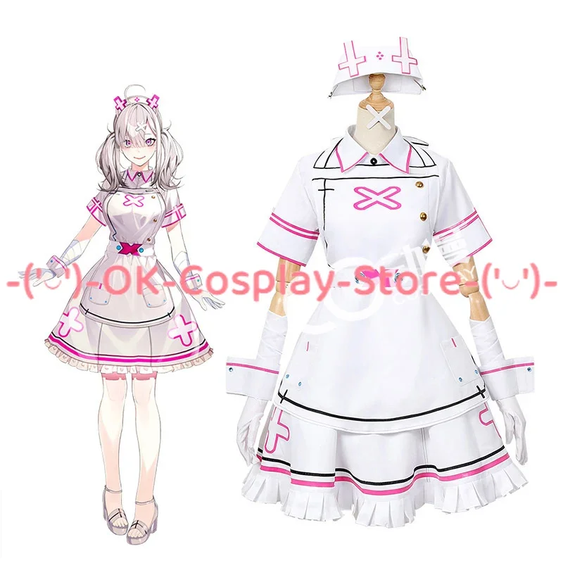 Sukoya Kana Cosplay Costumes Women Cute Dress Nurse Suit Vtuber Clothing Halloween Carnival Uniforms Custom Made