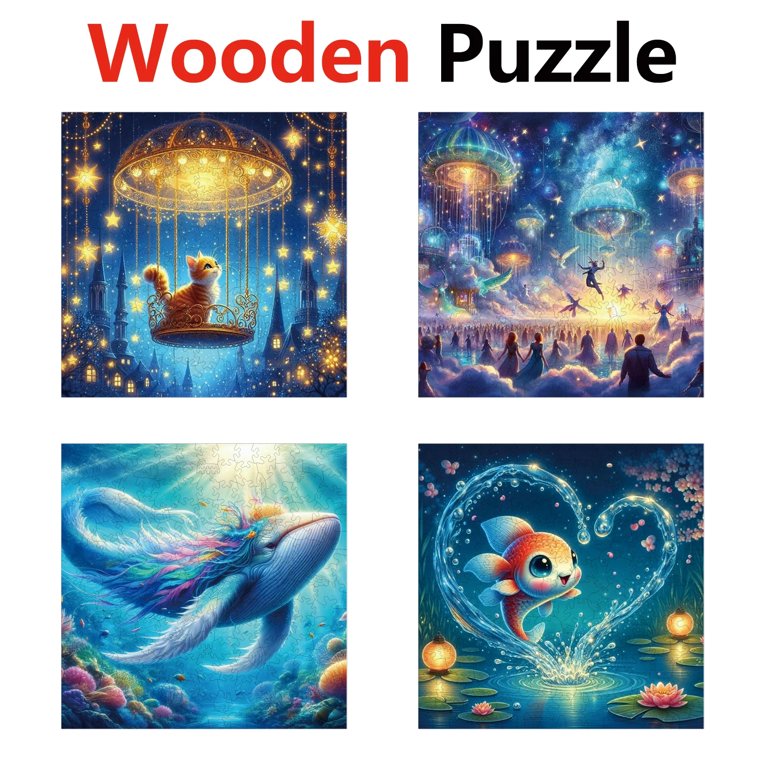 

Cross border hot selling Love Leaf Flying Dragon wood puzzle manufacturer