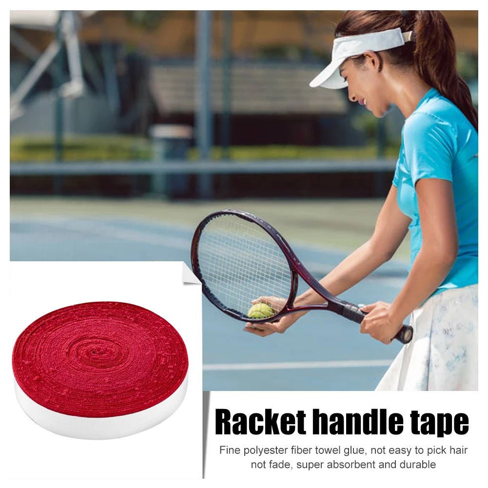 Microfiber Badminton Tennis Racket Overgrips Anti Skid Racket Handle Wrapping Belt Super Absorbing 3cm Wide Sports Accessories