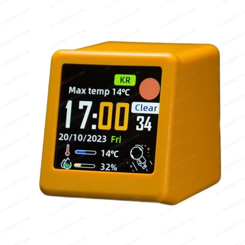 Mini new WiFi desktop animation weather clock gift creative ornament multi-function weather station