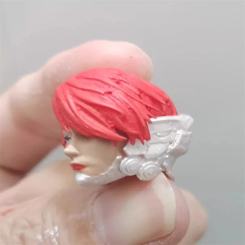 1/12 Soldier Punk Female Head Carving Sculpture Model Toy Accessories Fit 6'' Action Figure Body In Stock Collection