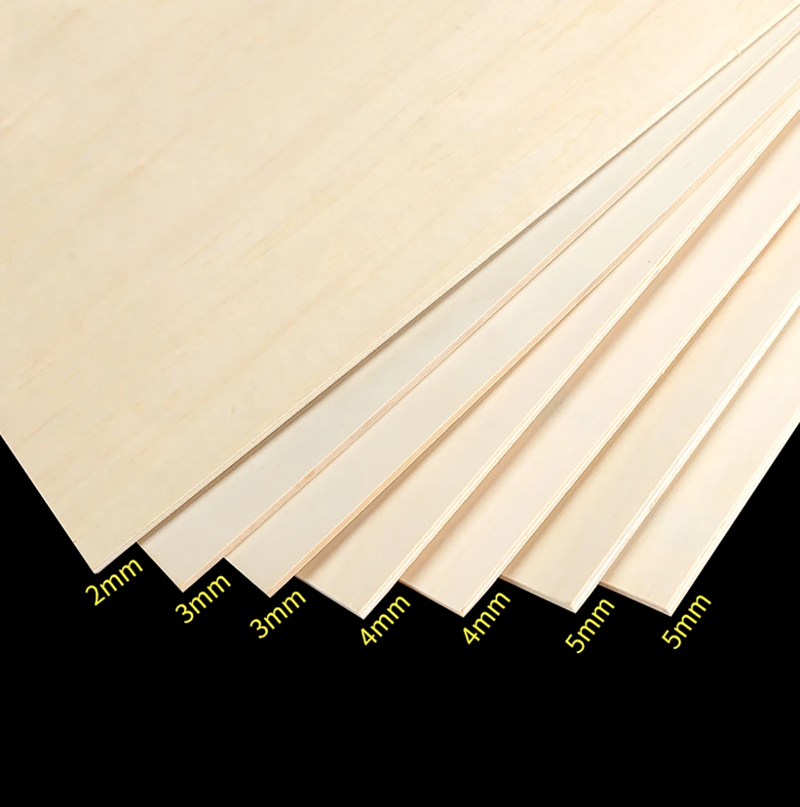 Plywood Craft Board 3/4/5mm Thick Model Layer Wood Board DIY Craft Sand Table Building Model Materials Accessories