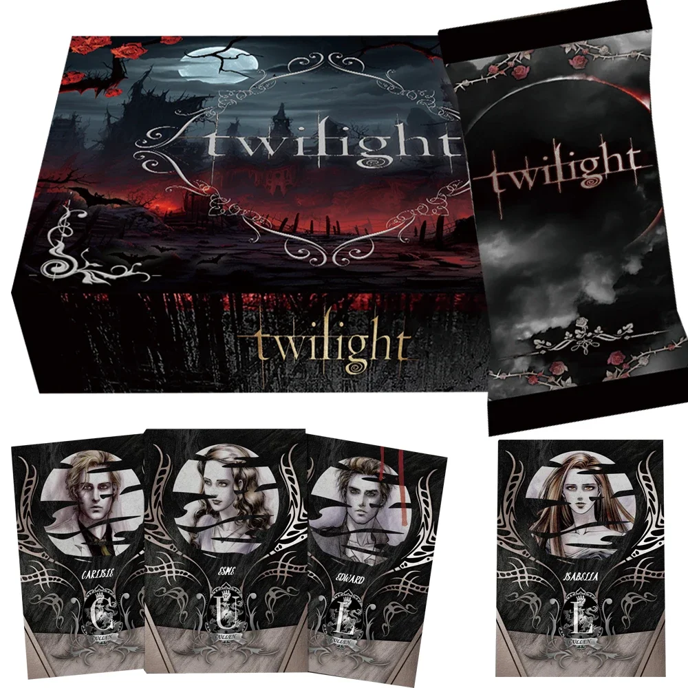 

Film Twilight Collection Card Booster Box Edward Isabella Character Peripheral Rare Cards Family Game Table Toy Kids Xmas Gifts