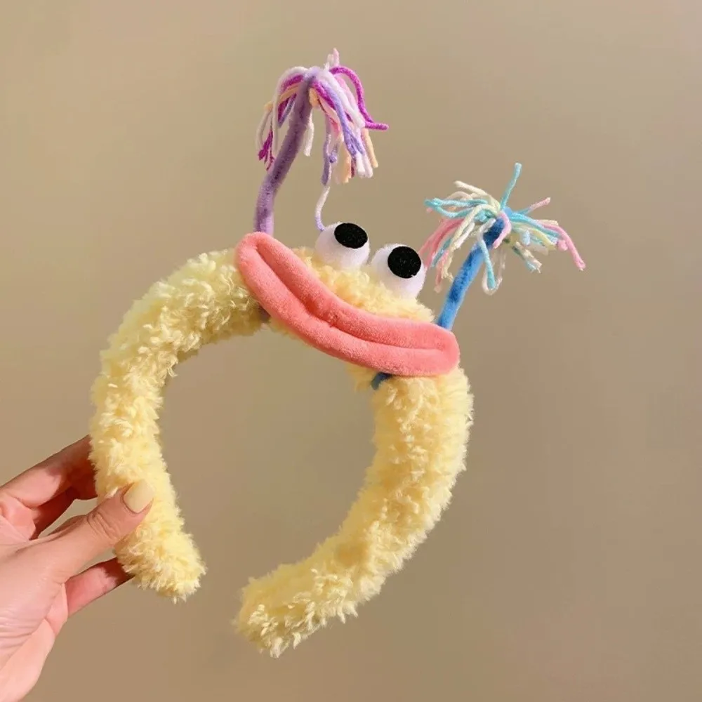 

Hair Accessories Big Eyes Plush Headband Wacky Colorful and Vibrant Adorable Hair Hoop Creative Funny Girls Cartoon Hairband