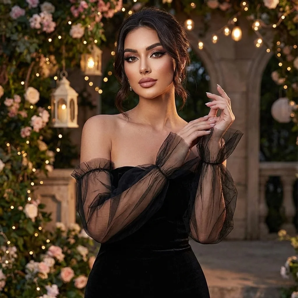 

High Quality Fashion Lace Mesh Wedding Arm Sleeves Bubble Sleeves Long Gloves Bubble Sleeves Puff Sleeves Party Sleeves Decor