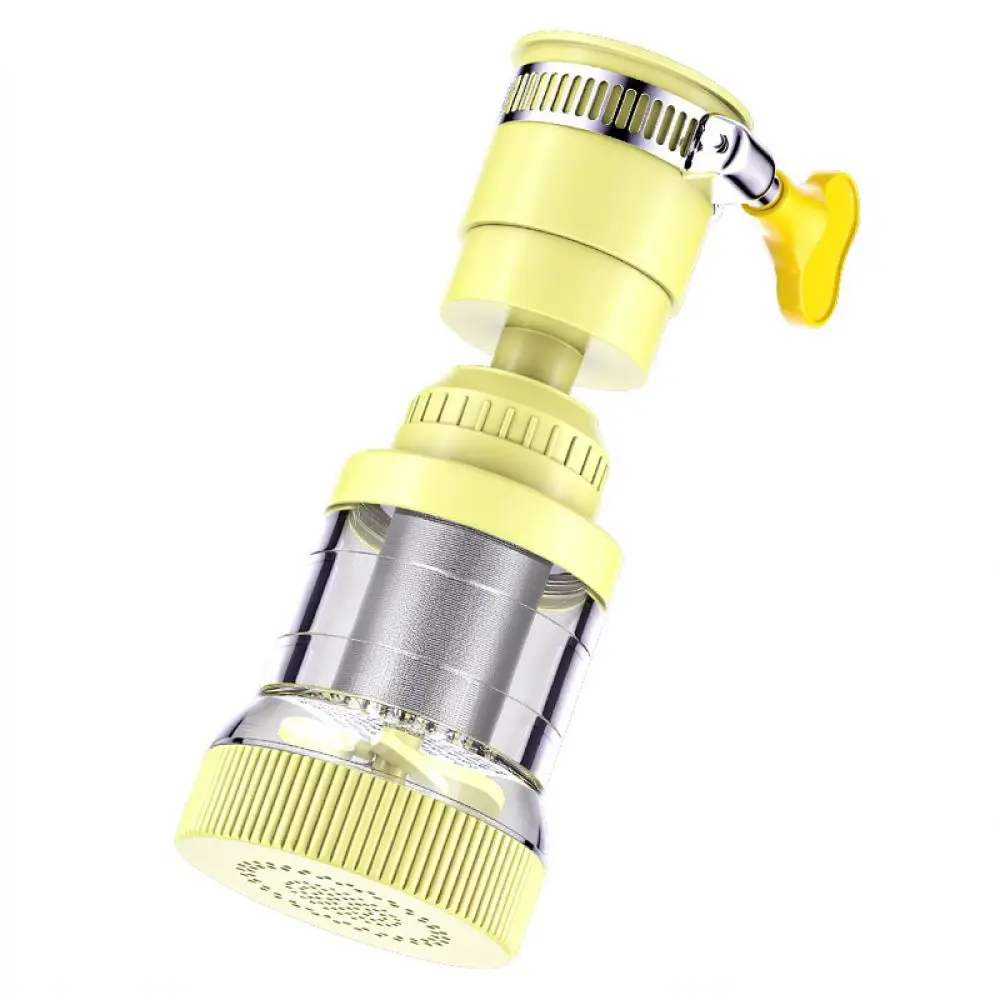 Kitchen Faucet Filter Extension Sprayer Stainless Steel Aerator Anti Splash Tap Device Household Water Purifying Tool