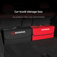 Car Trunk Storage Box Felt Cloth Organizer Bag Toolcase Auto Accessorie For Honda Civci FIT CRV Accord Jazz HRV CRZ 5th City CRX