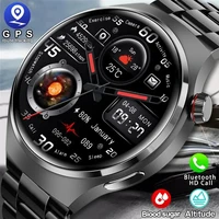 Reloj inteligente militar con batería de grado exterior IP68 resistente al agua GPS Bluetooth llamada AMOLED HD hombres deportes 2025 nuevos regalos de reloj inteligente