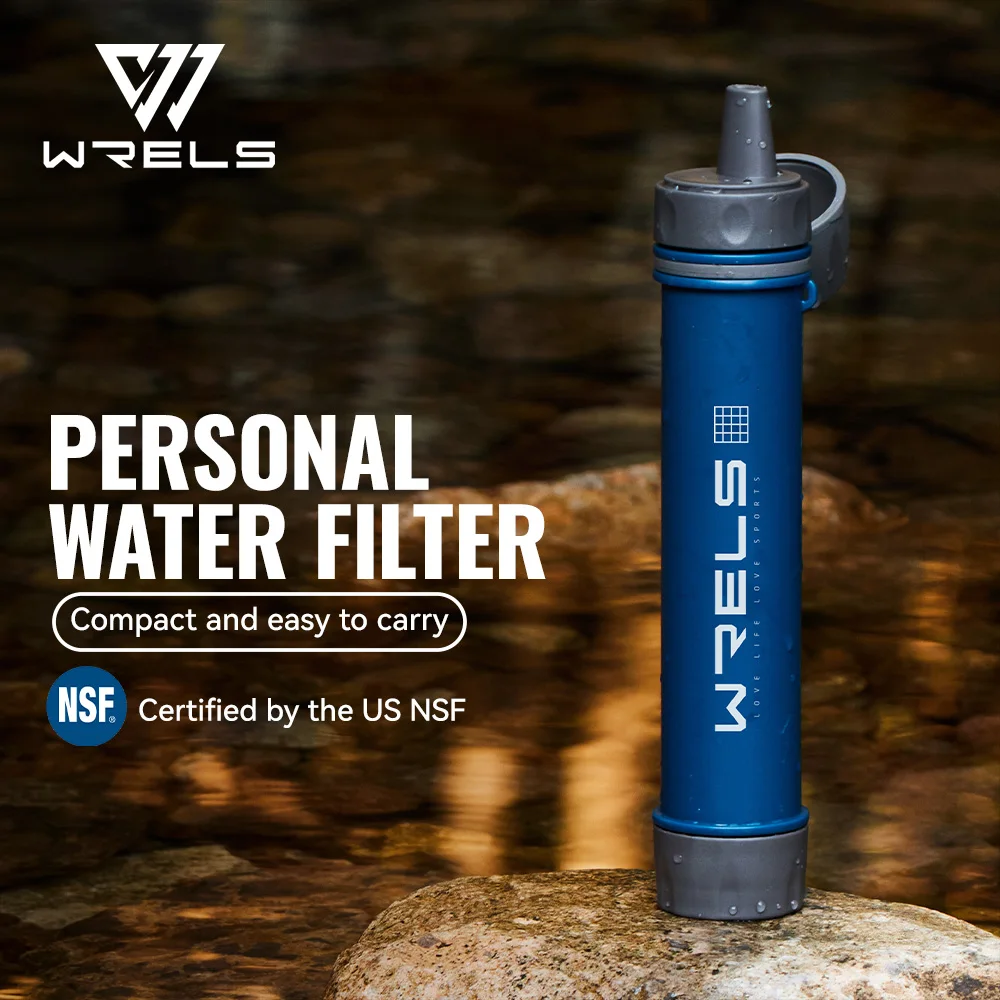 

WRELS High Quality Camping Outdoor Water Purifier Camping Hiking Emergency Outdoor Portable Water Filtration System Water Filter