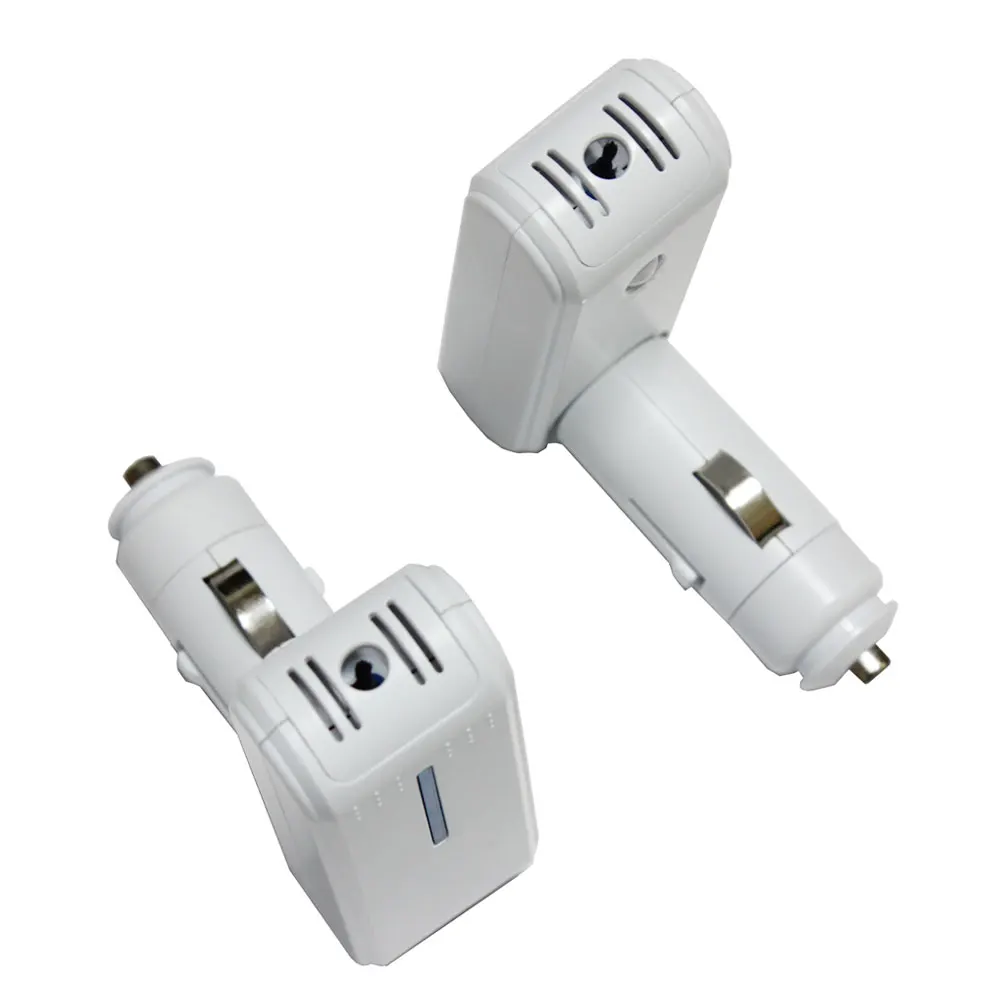 Auto Luftreiniger 12v Anion Generator Negative Ionen Generator Dichte 1,2 Millionen-Weiß Farbe Luft Reiniger mit anion pinsel LED