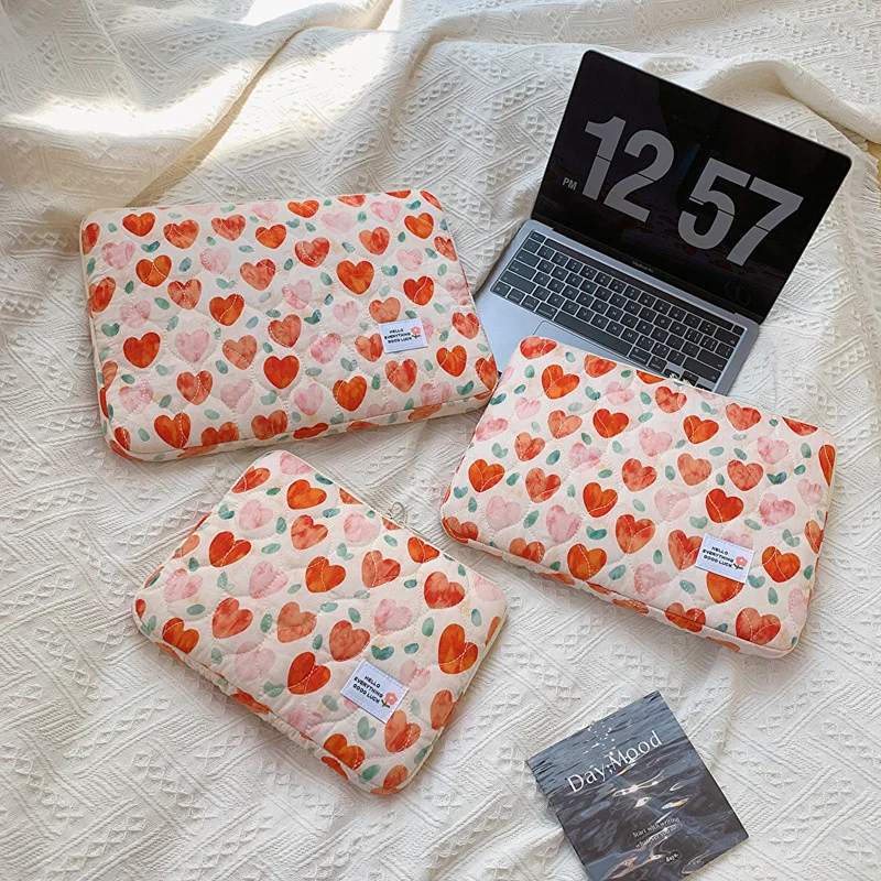 11 13 14 15 15,6-calowy pokrowiec na laptopa Cute Flower Torba na laptopa Przenośne pokrowce na stół dla Mi Mac Book HP ASUS