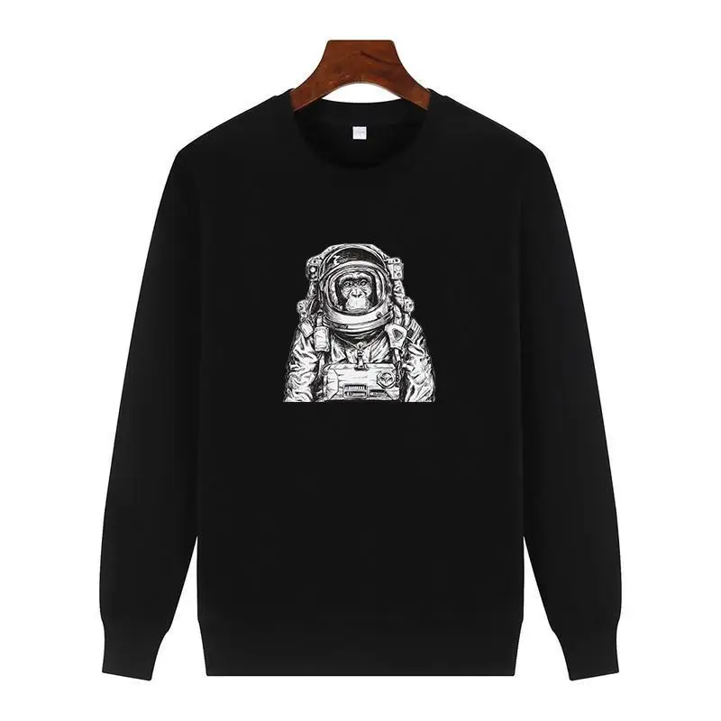 

Classic graphic sweatshirts Space Orangutan graphic sweatshirts fleece hoodie cotton thick sweater hoodie Men's sportswear