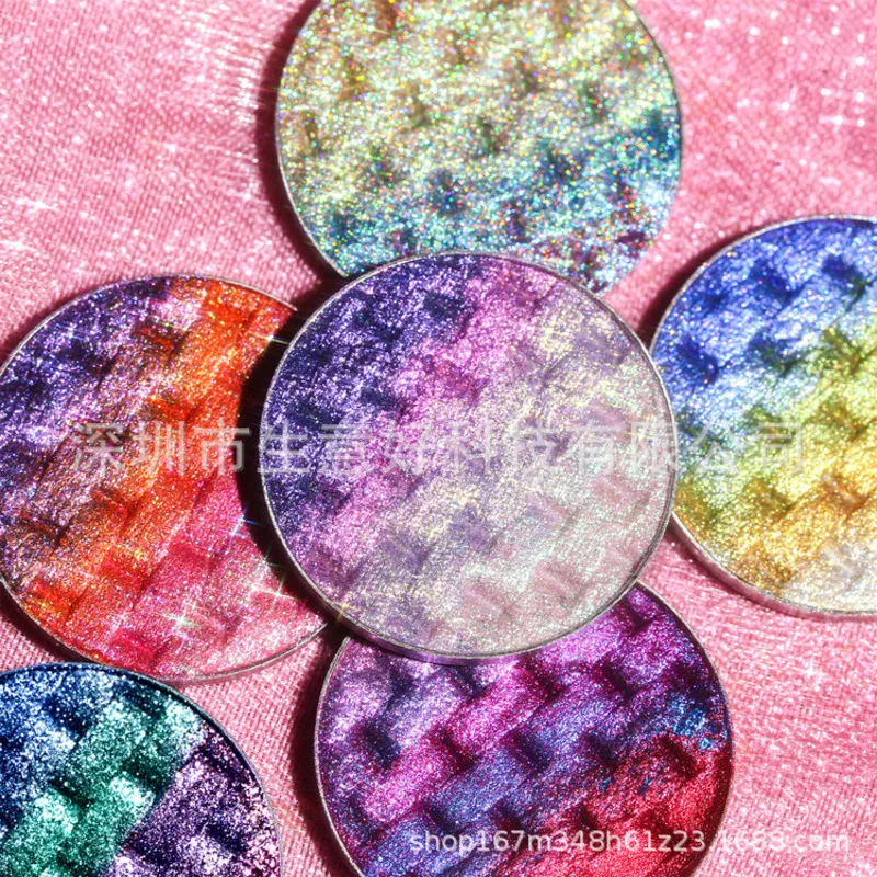 26mm Optical Chameleon Woven Rainbow Eyeshadow Single Piece Makeup That Changes Angle And Flashes