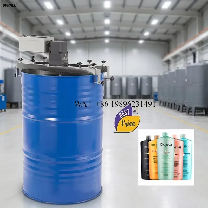 Wmwmnu for SPRALL 200L Brushless Motor Coating Detergent Paint Mixer Ink Liquid Soap Horizontal Plate Food Customizable