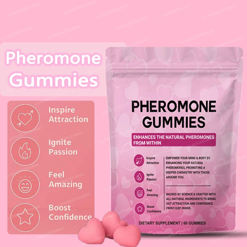 

Women's Body Pheromone Gummies Attract Men Deodorant Encourage Dating Boost Women Confidence