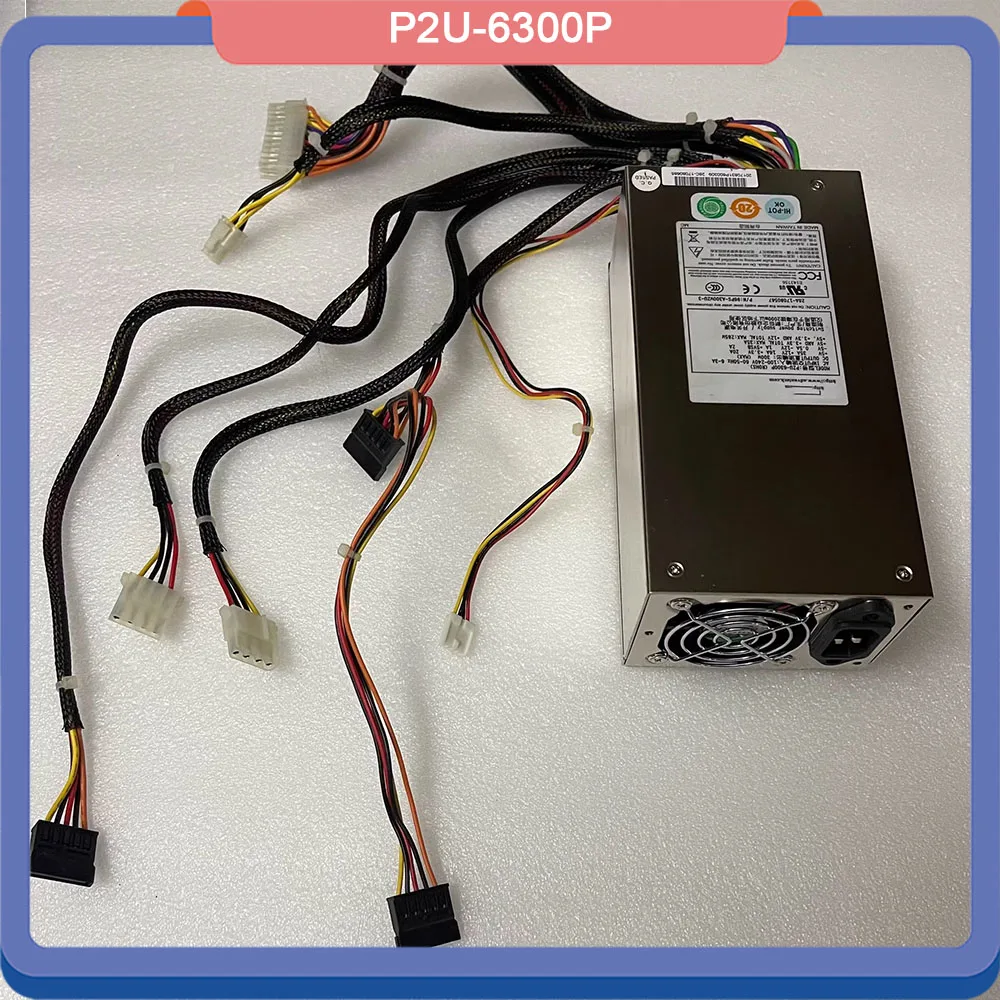 Original For Zippy Emacs Power Supply Advantech P2U-6300P 2U 300W Will Fully Test Before Shipping